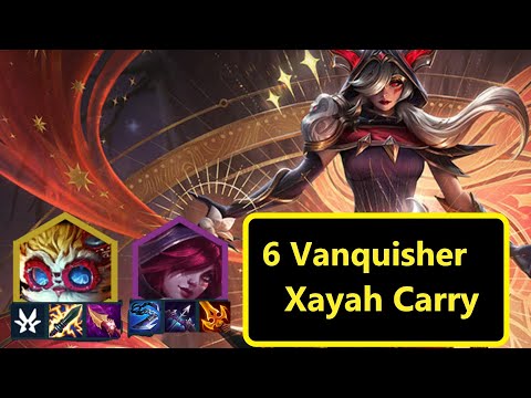 6 Vanquisher Xayah Heimer Carry | TFT Patch 13.19B | Set 9.5 Comps | Gameplays |聯盟戰棋