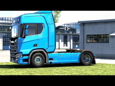 ETS 2 - New Gen Scania R730 Transporting Motorcycles from Milan to Turin