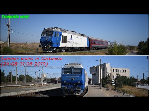 Trenurile verii/Summer trains in Costinesti (24.08-31.08.2019)