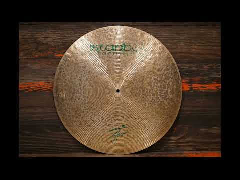 SOLD - Istanbul Agop 20" Agop Signature Flat Ride Cymbal - 1722g