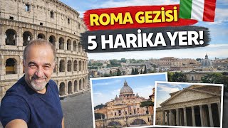 YANLIZ ROMA SEYAHATİ..VATİKAN ÇEVRESİNDE GECE TURU...İTALYAN RESTORANLARI🍕...ROM
