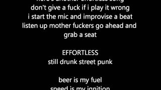 EFFORTLESS STILL DRUNK STREET PUNK - Paul