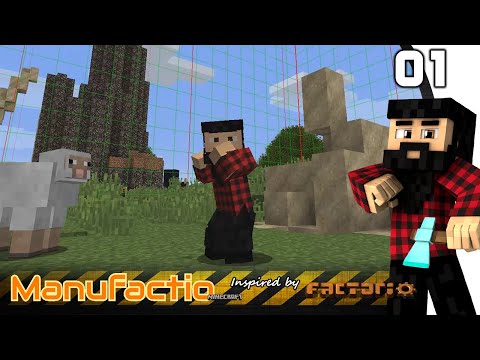 [Minecraft] Manufactio #01 - Un mélange entre Factorio et Minecraft