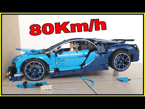 Bugatti CRASH TEST ⚠️80Km/h⚠️ Lego 42083 Crash | Bugatti Chiron destroyed