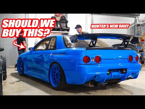 SHOULD WE ADD THIS NISSAN SKYLINE R32 GTR TO THE COLLECTION?! *500WHP 90S JDM SHOW CAR SURVIVOR*