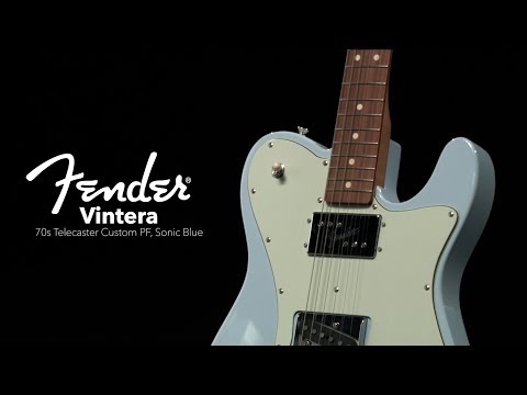 Fender Vintera '70s Telecaster Custom with Pau Ferro Fretboard 2021 - Sonic Blue image 10