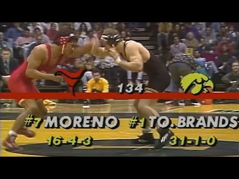 1992 Tom Brands vs Mike Moreno, Iowa State