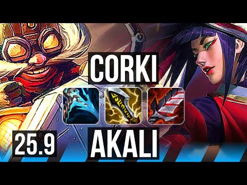 CORKI vs AKALI (MID) | 8/4/20 | EUW Diamond | 25.9