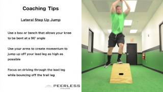 58. Lateral Step Up Jumps