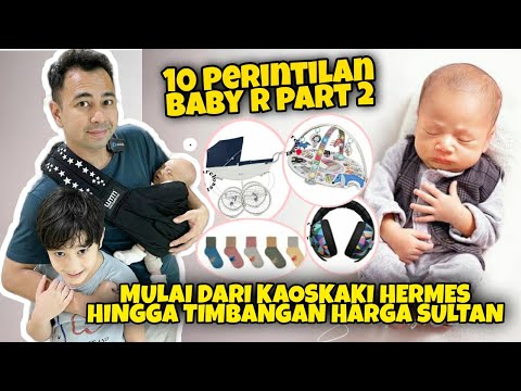 10 PRINTILAN TERBARU Baby RAYYANZA.. Dari KAOSKAKI HERMES Hingga TIMBANGAN BAYI Dengan HARGA SULTAN