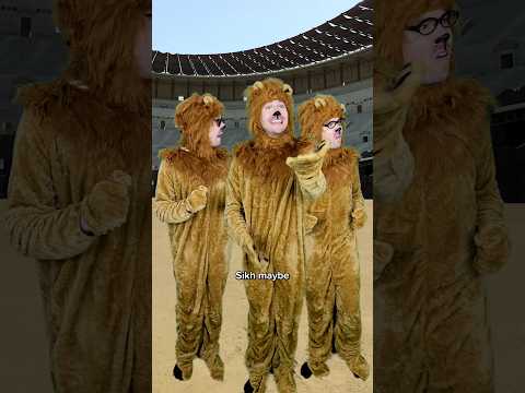 Christians in the Colosseum 🦁 #comedy #history #shorts