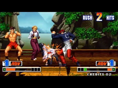 拳皇98：小孩三问对战流年主力，真就强行对半开了呗