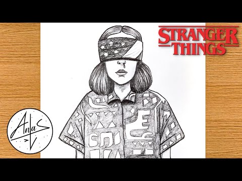 How to Draw Eleven | Stranger Things Drawing Tutorial Easy