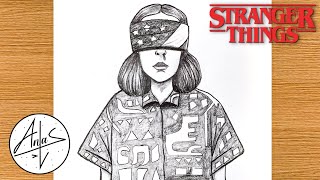 How to Draw Eleven | Stranger Things Drawing Tutorial Easy