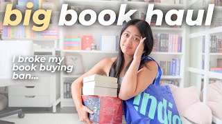 BIG BOOK HAUL (oops, I broke my book-buying ban) 📚 + all the books I NEED to buy next ⭐️