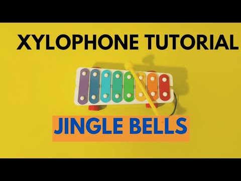 How to Play JINGLE BELLS Song on Xylophone 🎶| Easy Xylophone Tutorial for Kids & Beginners🎵