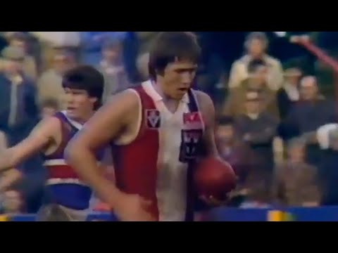 St.Kilda v Footscray Round 21 1983