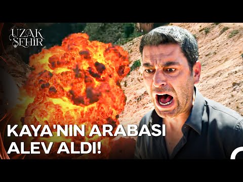 Kaya ve Nadim Gözler Önünde UÇURUMDAN UÇTU! - Uzak Şehir 27. Bölüm (SON SAHNE)