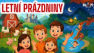 Letní prázdniny 🎒Audiopohádka pro děti🌈🌳