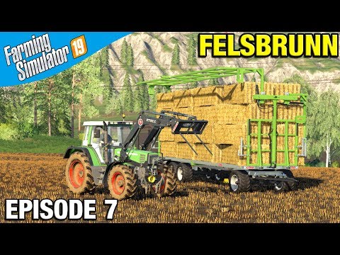 Farming Simulator 19 Timelapse - Felsbrunn FS19 Episode 7 BALE HANDLING
