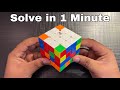 How to Solve 4x4 Rubik’s Cube with “Yau Method”