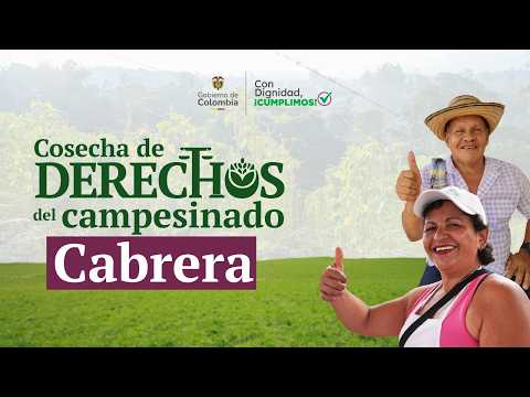 Cosechando Derechos Campesinos en Cabrera