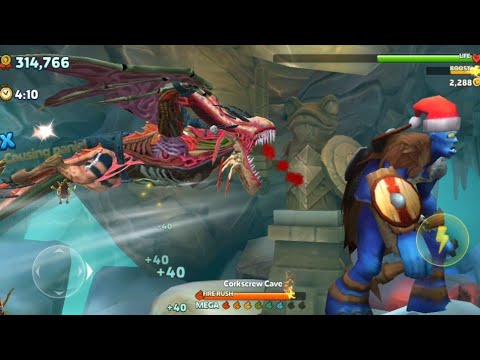 HUNGRY DRAGON CHRISTMAS UPDATE - ANOMALYIS DRAGON UNLOCKED HUNGRY CHRISTMAS GAMEPLAY