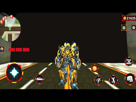 Bumblebee Grand Robot Car Transform 3d * Android Gameplay