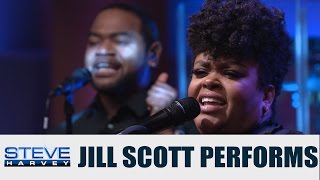 Jill Scott performs NEW single &quot;Back Together&quot; || STEVE HARVEY
