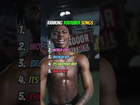 Ranking Best Youtuber Songs #youtubersongs