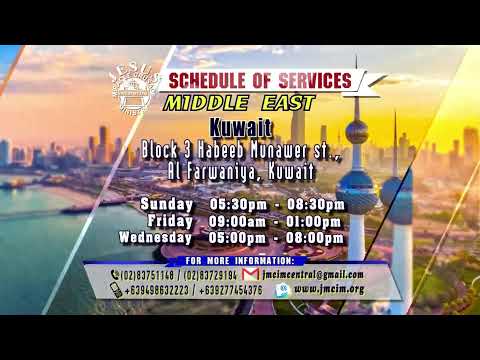 Watch!!! JMCIM Central Live Streaming of SUNDAY GENERAL WORSHIP | JANUARY 11, 2026.