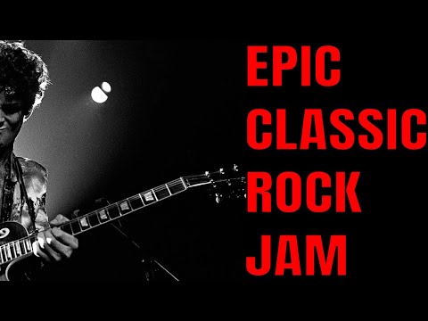 Epic Classic Rock Jam Track | Guitar Backing Track in G Minor