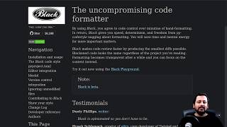 Tips & Tricks # 7: Fast, convenient & awesome code formatting using Black