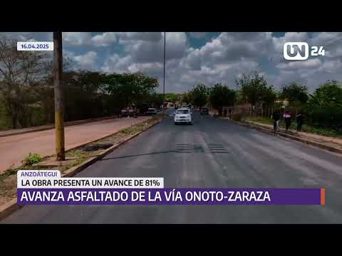 Avanza el asfaltado de la Troncal 14 en Anzoátegui