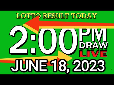 LIVE 2PM LOTTO RESULT JUNE 18, 2023 LOTTO RESULT WINNING NUMBER