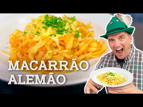 Spätzle em 5 Minutos  - Macarrão Alemão Caseiro || Heiko Grabolle seu Chef Alemão