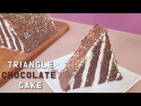 트라이앵글 초콜릿 케이크 / Triangle Chocolate Cake Recipe