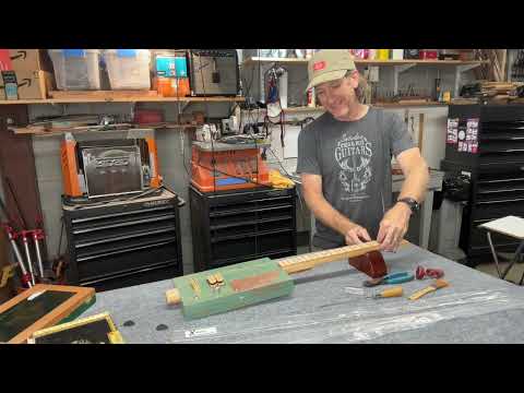 Setting Up A New 3 String Cigar Box Guitar with Mike Snowden Open G Tuning GDG the Peoples Key!