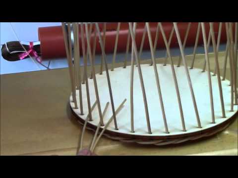 Rattan basket weaving made easy