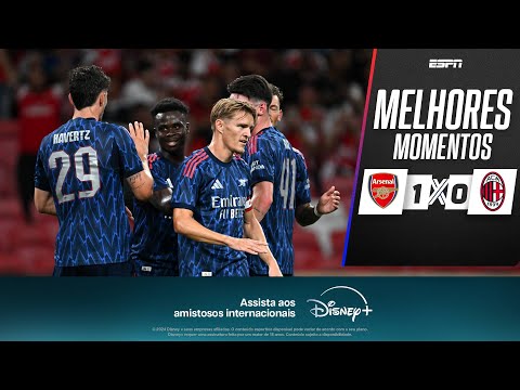 Gols e lances de Arsenal x Milan