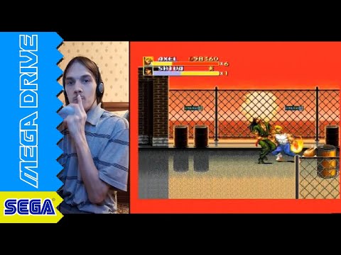 Bare Knuckle 3 in Super Axel - Walkthrough with Console MD2 Stereo