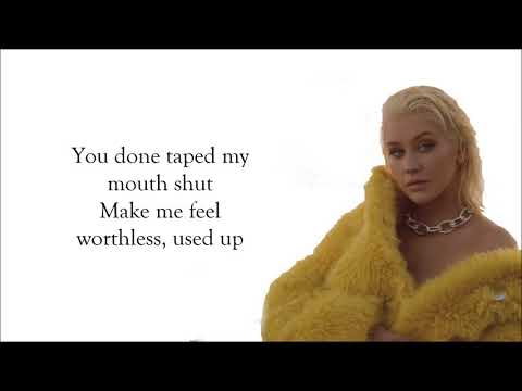 Maria - Christina Aguilera (lyrics)