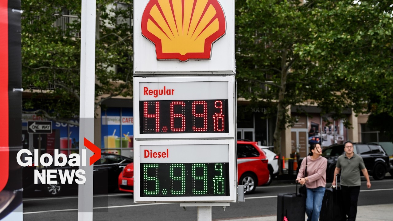 Video: US diesel hits record $5.85 as Iran war disrupts oil traffic
