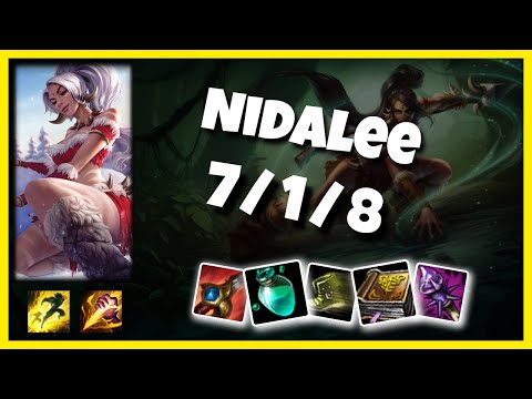 EU Challenger Nidalee JUNGLE (7/1/8) vs HECARIM Gameplay Replay - Patch 10.18
