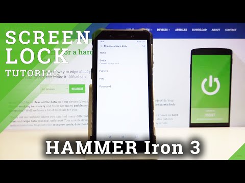 How to Change Lock Method on myPhone Hammer Iron 3 – Use Screen Lock Protection