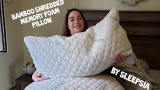 Bamboo Shredded Memory Foam Pillow by Sleepsia