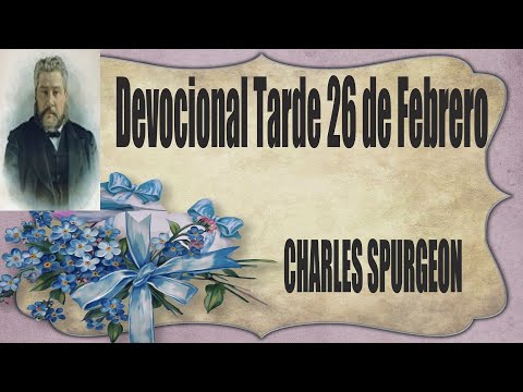 Devocional7Charles Spurgeon/Tarde 26 de Febrero "limpio al que tiene la plaga".Levítico 13:13