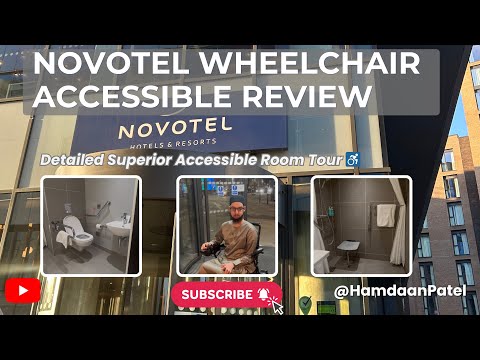 NOVOTEL HOTEL REVIEW | Superior Wheelchair Accessible Room | Leicester UK | Disability Accessibility