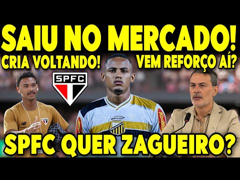 SÓ ALEGRIA: NOTÍCIA EXCELENTE AGORA! SÃO PAULO VAI PRO MERCADO EM BUSCA GRANDE DESTAQUE 