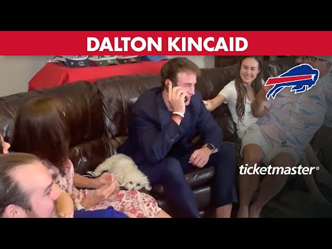 TE Dalton Kincaid Gets The Call From Buffalo Bills GM Brandon Beane! | NFL Draft 2023